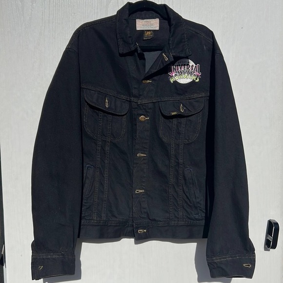Universal Studios Other - Universal Studios Monsters Vintage Embroidered Jean Jacket